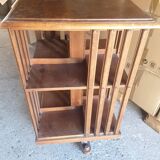 Swivel library lectern walnut b pichon in lyon XlXe