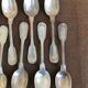 Lot 12 tablespoons in silver metal Cailar & Bayard goldsmith