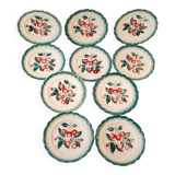 Badonviller ''Bouquet of cherries'' dessert plates
