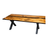 Table résine chêne