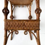 19th century rattan worker