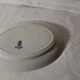 Oval plate in opaque porcelain from Gien model Russia L 34 cm
