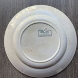 U&C Sarreguemines flat plate geranium model