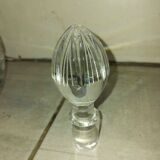 Cut crystal carafe with original stopper