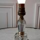 Crystal lamp foot and brass 30s