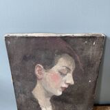 Old portrait painting