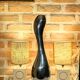 Important Aluminium Vase Vintage Modernist Design Organic Shape