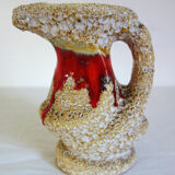 Vase fat lava Vallauris 60s