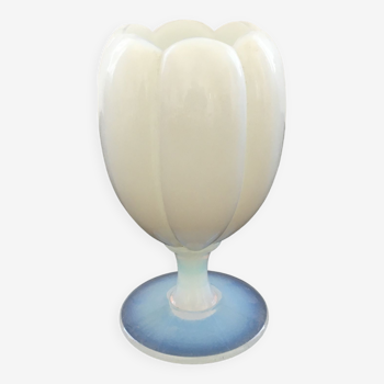 Opaline tulip vase