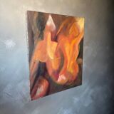 Oil on canvas female nude