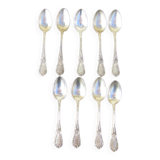 Set of nine spoons