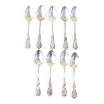 Set of nine spoons