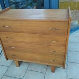 Commode ancienne vintage pieds compas