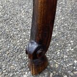 Rocaille louis xv style desk table in walnut provence 1920s