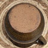 Pyrite stoneware pitcher vase