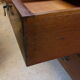 English chest of drawers in massive mahogany
