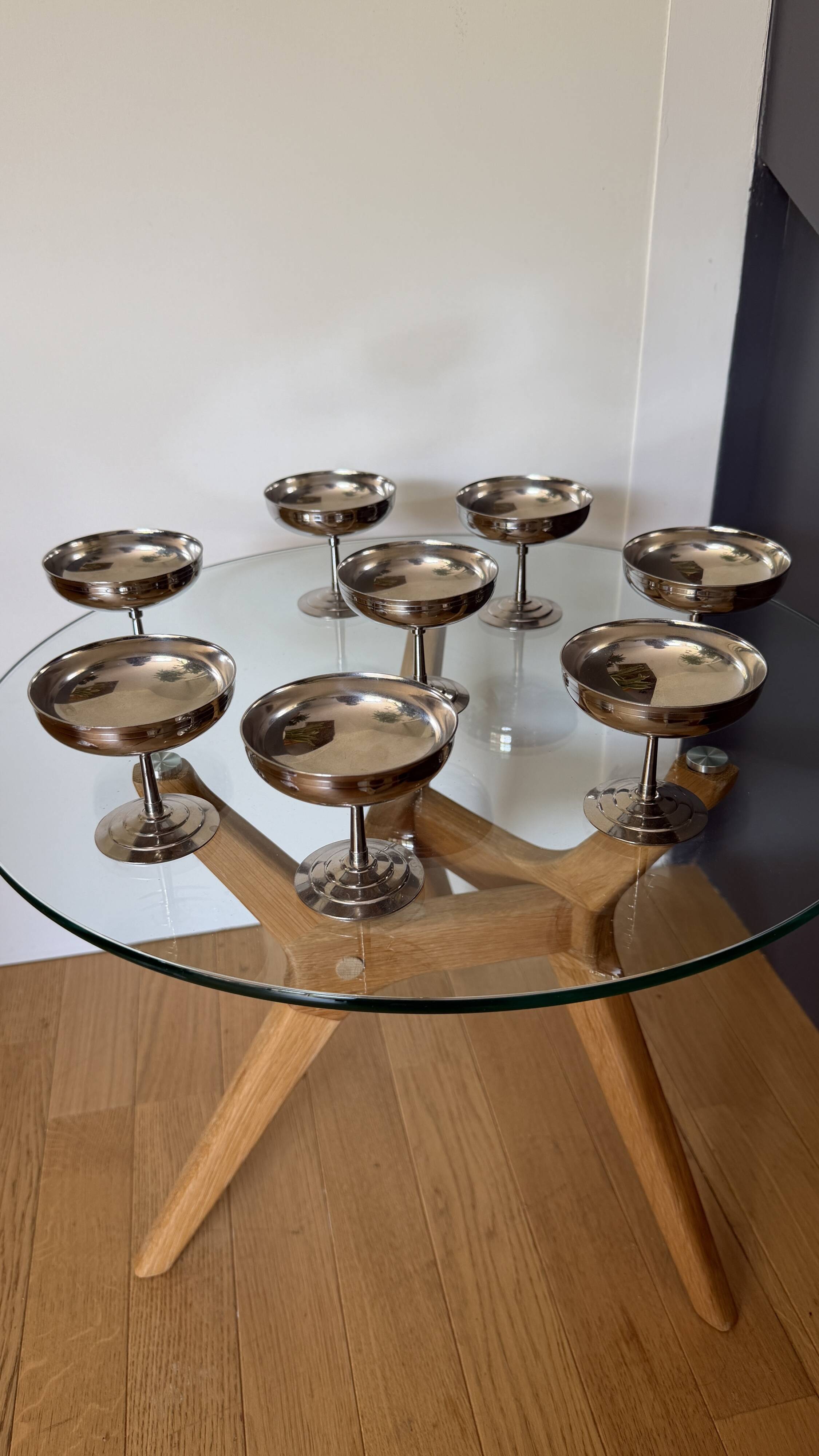 8 stainless steel bowls Rémy Letang