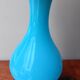 Blue opaline and bronze lamp base
