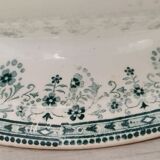 Vegetable soup tureen Old earthenware Saint Amand and Hamage Model Marceau