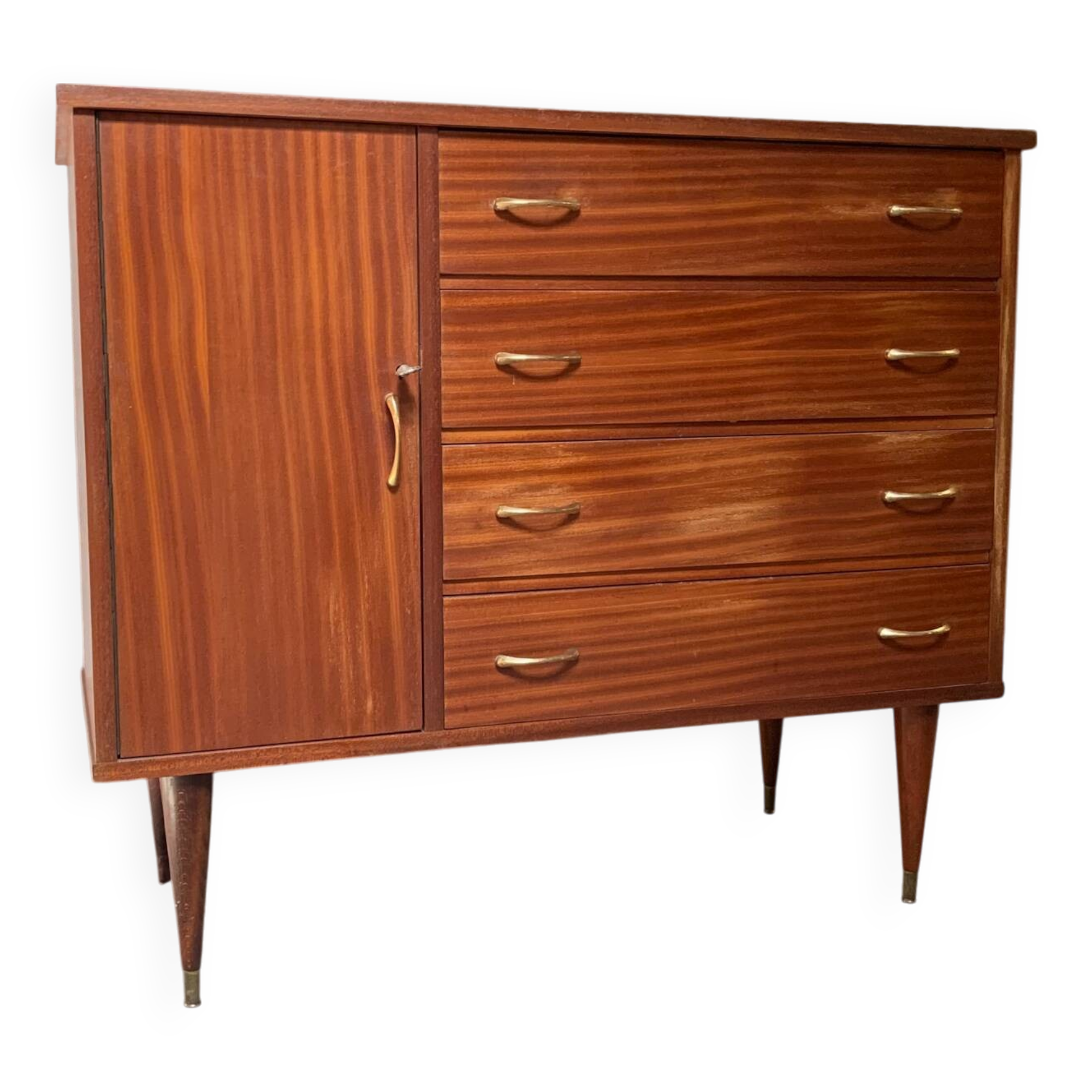 Vintage Scandinavian style chest of drawers