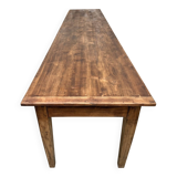 XXL farmhouse table 4 metres in solid pine - 6 legs - 1950s
