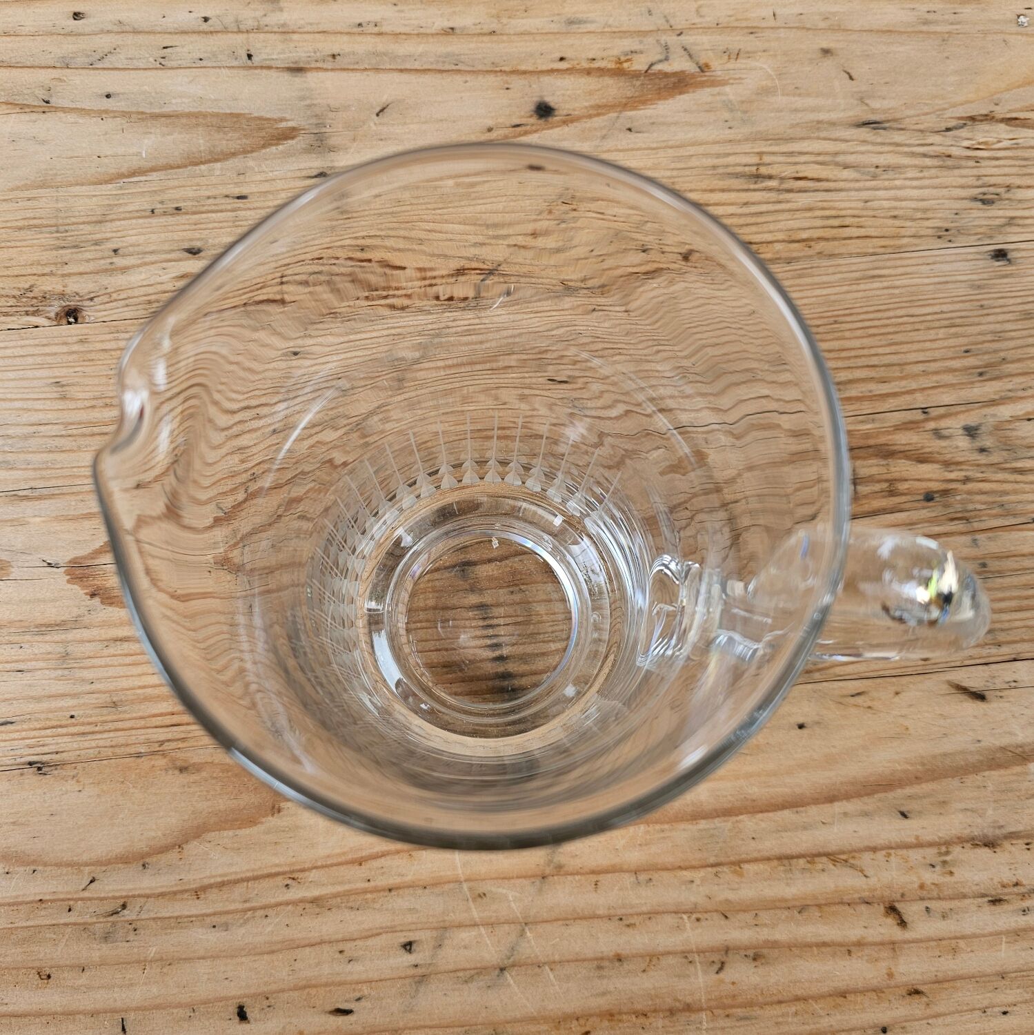 Vintage crystal water jug