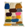Vintage Moroccan rug with pop colours from the 1970s.