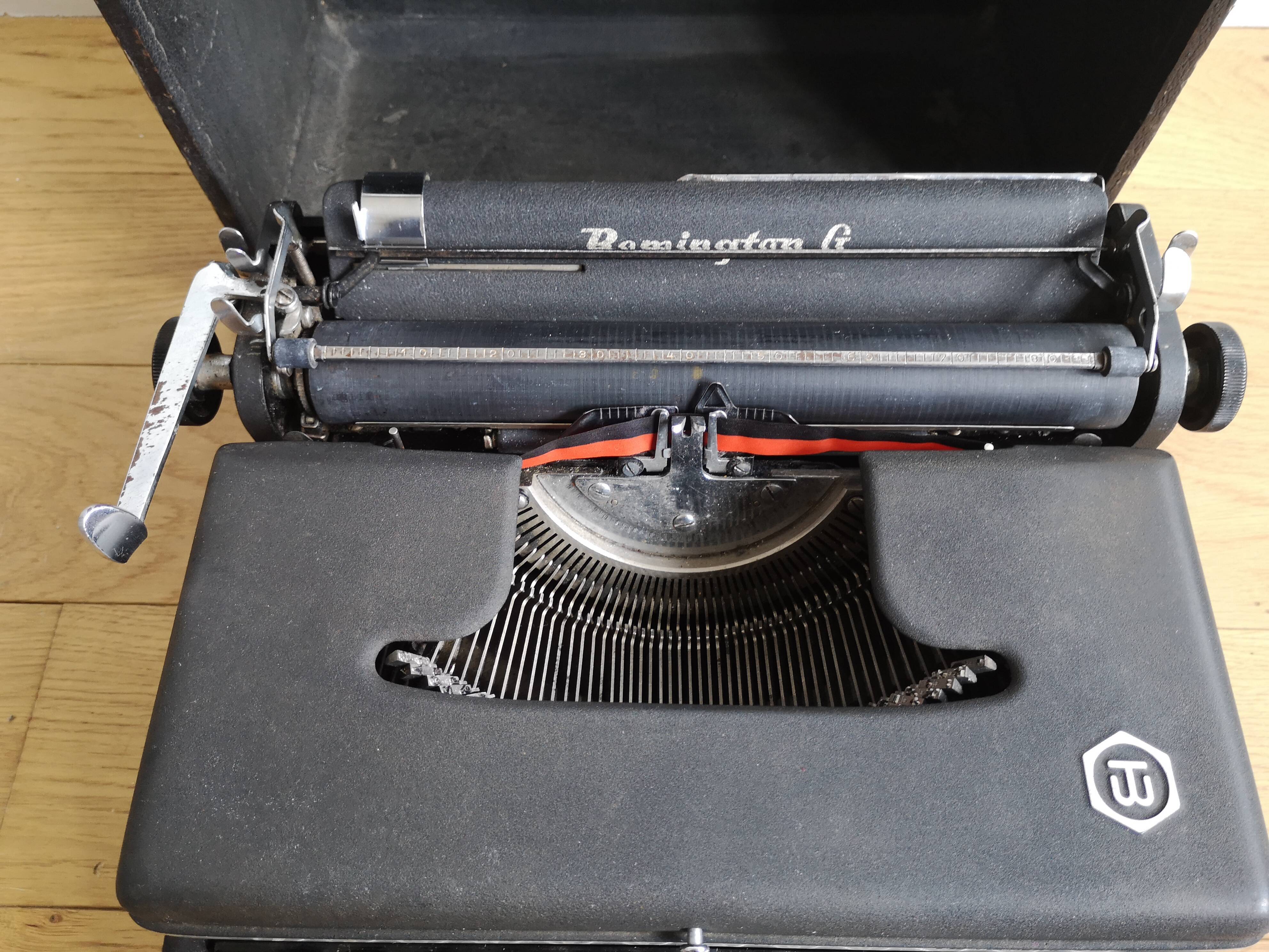 Black Remington Typewriter