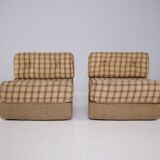 Pair of convertible armchairs 1970