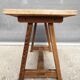 Table basse tréteau d'atelier d'atelier Pin