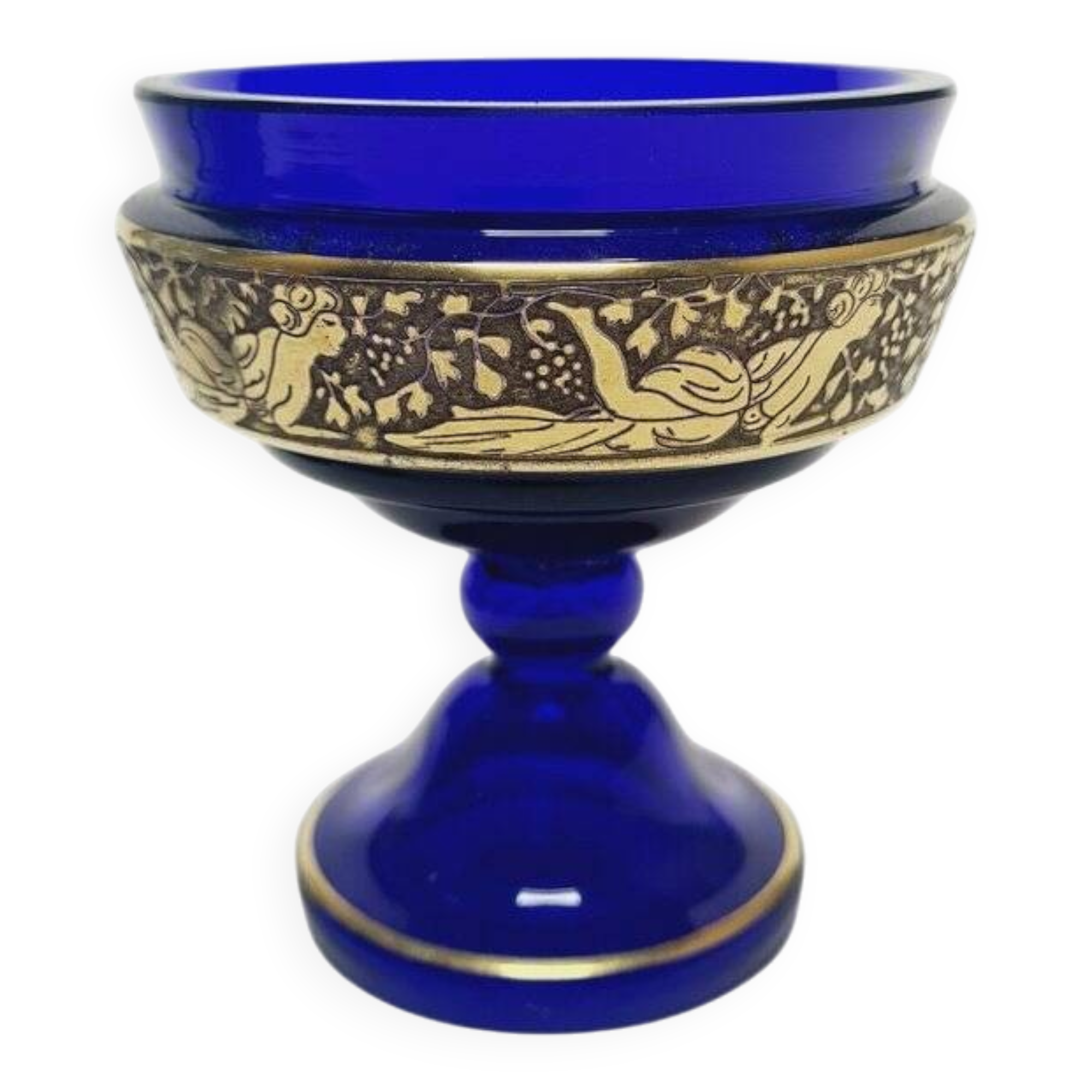 Czechoslovakian Art Deco bowl from Moser, 1930s