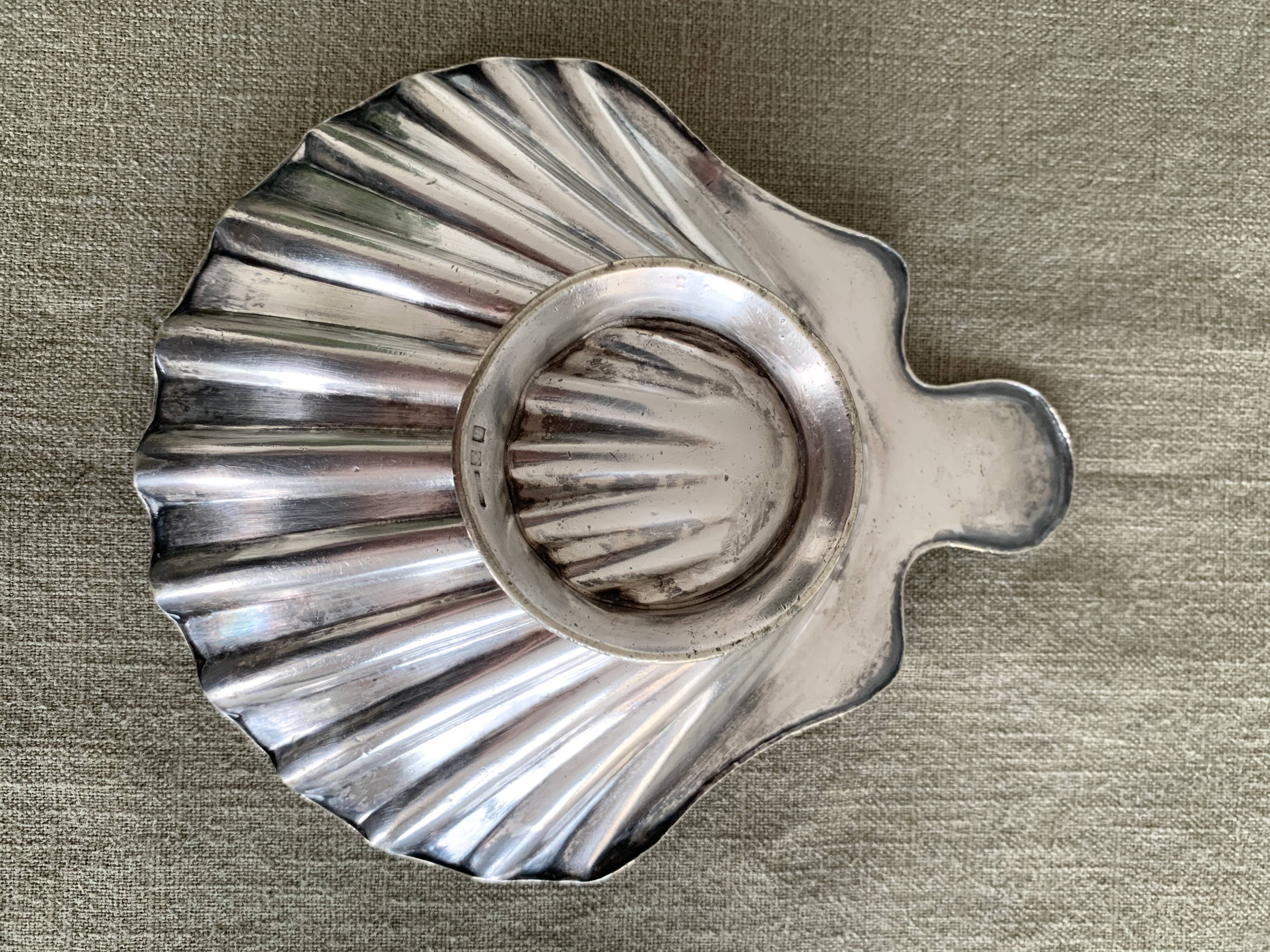 Silver-plated metal shell Christofle