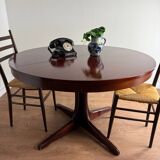 Baumann round extendable table