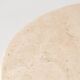 Contemporary Round Travertine Coffee Table, Italy