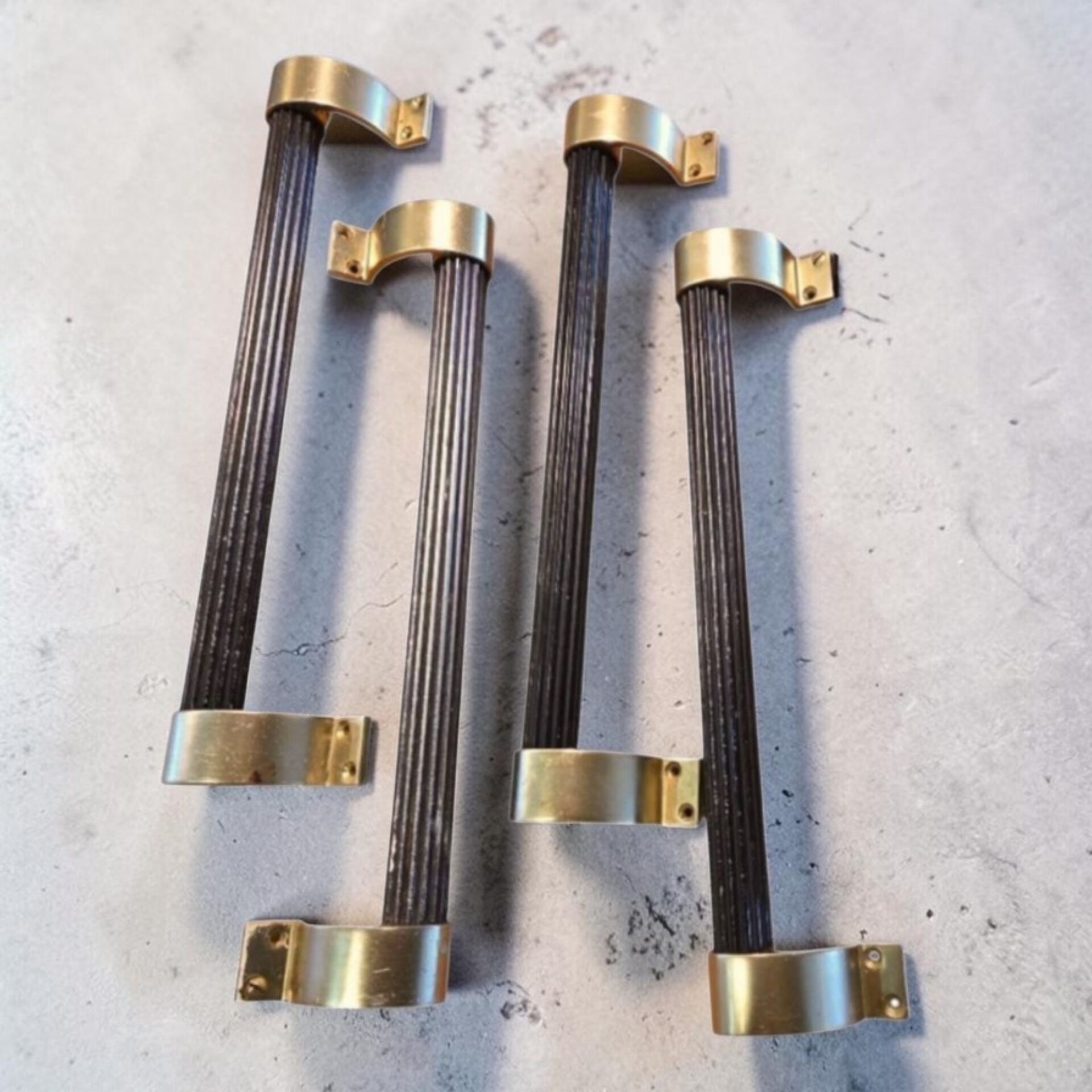 Set of Art Deco handles
