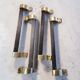 Set of Art Deco handles