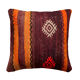 Housse de coussin kilim turc vintage 40 x 40 cm