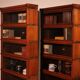 paire de bibliothèque Globe Wernicke en chêne circa 1900