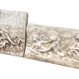 Two bas reliefs with allegorical scenes