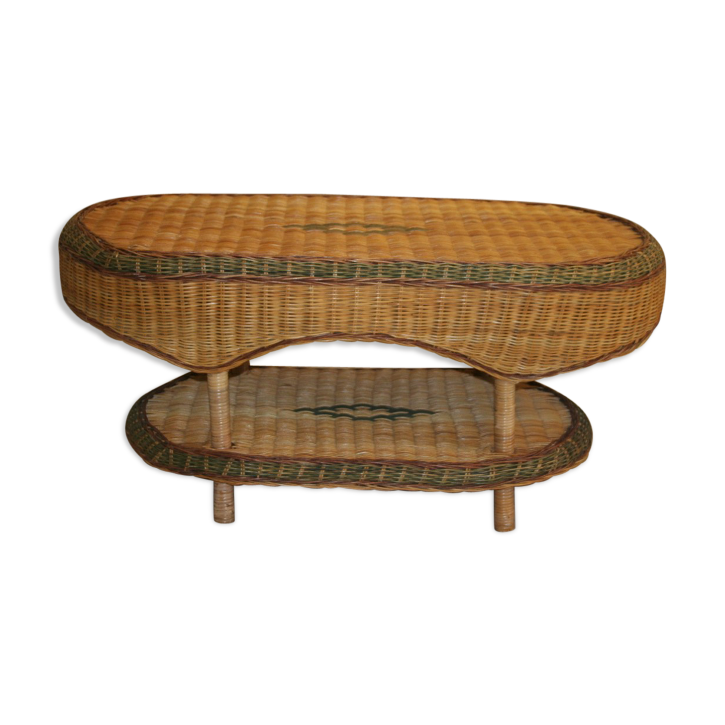 Table low rattan