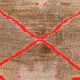 3x7 Vintage Brown & Pink Oriental Vintage Runner Rug, 82x210Cm
