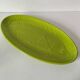 Vintage green relief fish dish Gien