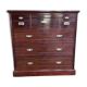 Commode marine de bateau en acajou restaurée