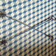 Vintage metal and leather ski poles