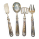 Couvert à mignardise – Service hors-d’œuvre en argent Minerve 1920 art déco