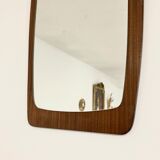 Scandinavian style mirror in vintage wood