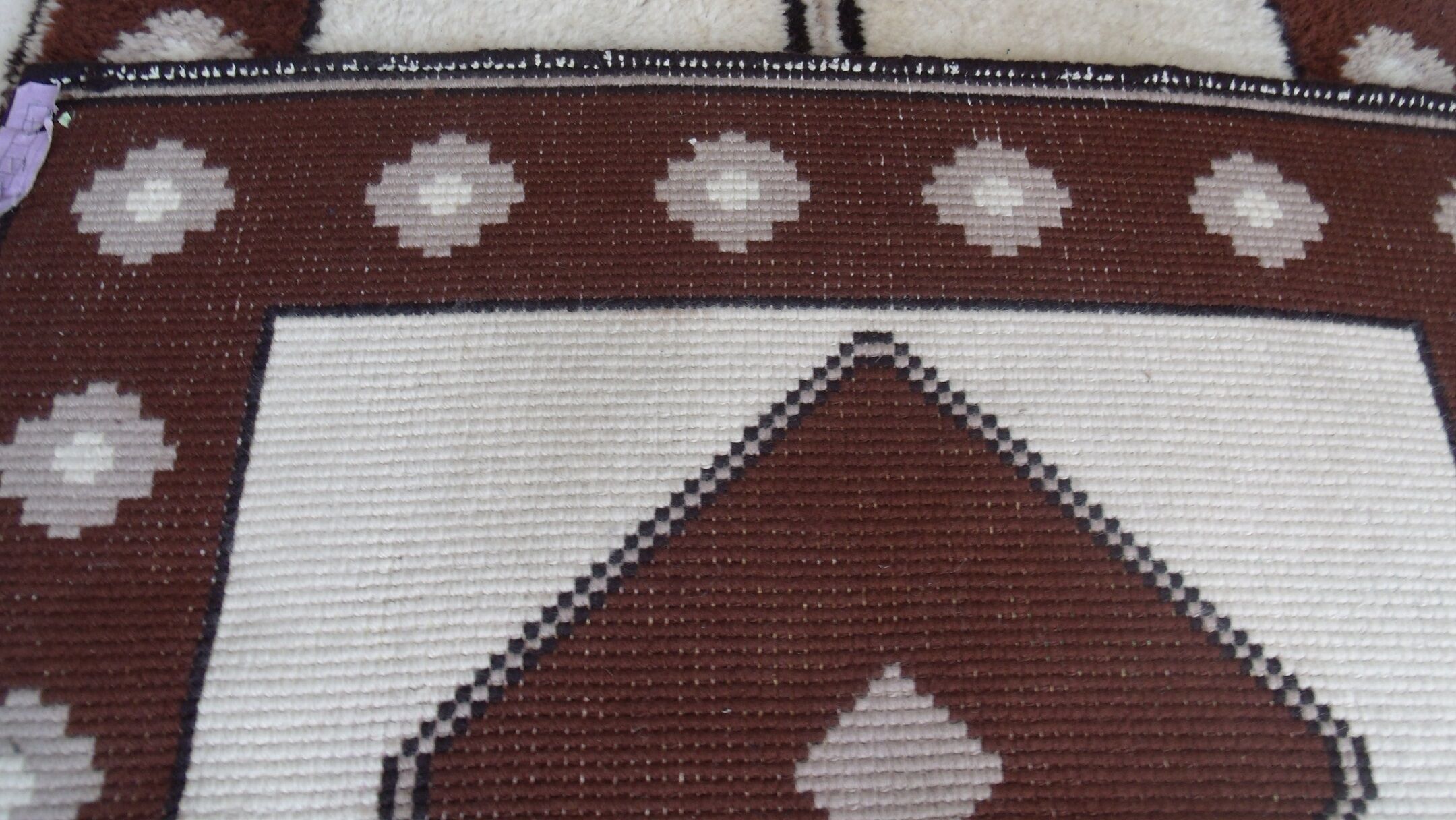 Carpet wool style ethnic 104 x 198