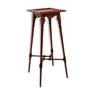 Antique wooden stool - Art Nouveau style