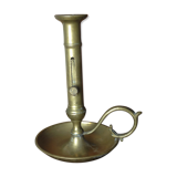Old brass candlestick
