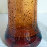 Duo de vases en verre soufflé de Biot vintages